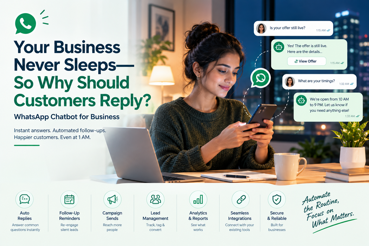 whatsapp chatbot for business